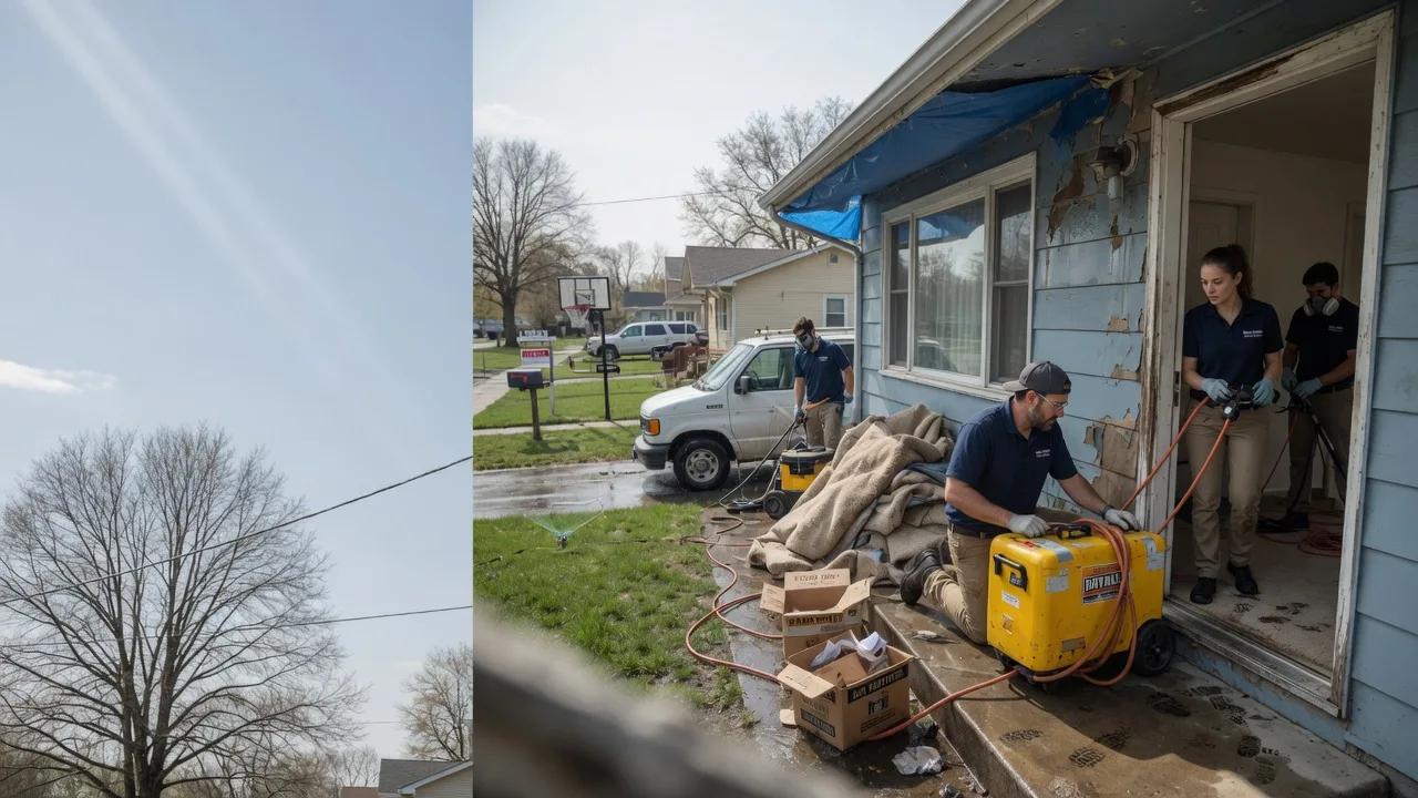 Basement Flood Cleanup in Worden, MT near me